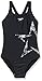 Produktbild Speedo Damen Boomstar Placement Racerback Badeanzug, Schwarz/Weiß, 34 (DE 38)