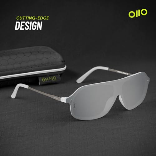 Image of OKNO Eyewearlabs | Polarized Branded Stylish Sunglasses For Men & Women | 100% UV Protection Shades | Cricket Sports Cycling Driving | Medium | SKYE | HIRO | NICO | CARTER