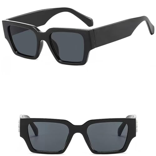 Lunettes de soleil carrées surdimensionnées pour femmes contre l'éblouissement