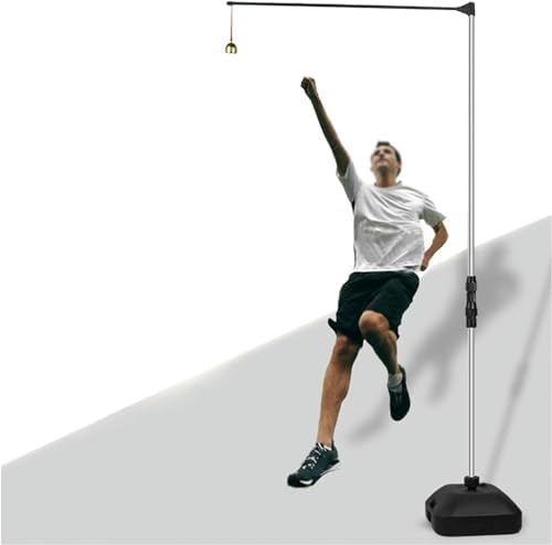 Adjustable Jump Challenger Aid Device - Vertical Jump Tester with Bell for High Jump Training - Floor Standing Measurement Tool for Athletes and Coaches