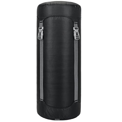 LUMINFLY Compression Storage Bag with Lid, 18 L/4.8 Gal, Waterproof Sleeping Bag Sack, Ripstop Nylon for Hiking, Travel, Camping, 9.4X21.7