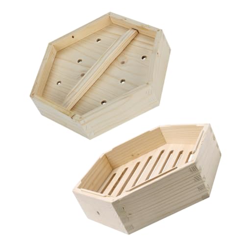 ROMISBABA 木製六角蒸篭 せいろ蒸し器 広東点心対応 耐熱蒸し器 キッチン調理用 食品蒸しバスケット 簡単使用