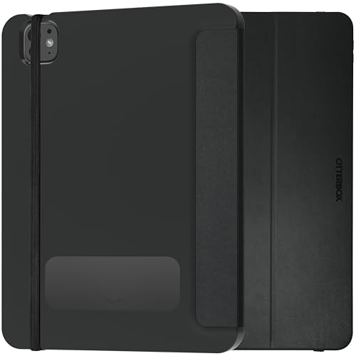 OtterBox React Folio Cover per Apple iPad Pro 11' (M5) 2025, (M4) 2024, antishock e cadute, ultra sottile, custodia Folio protettiva, testata a norme MIL-STD 810G, Nero, Senza Retail Package