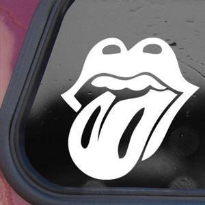 Rolling Stone Stick-Out Tongue - Vinyl 4 Tall (Color: White) Decal Laptop Tablet Skateboard car Windows Stickers Rolling Stone Stick-Out Tongue - Vinyl 4" Tall (Color: White) Decal Laptop Tablet Skateboard car Windows Stickers