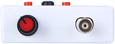 Side view of Walfront FG-100 Function Generator showing output BNC and amplitude knob