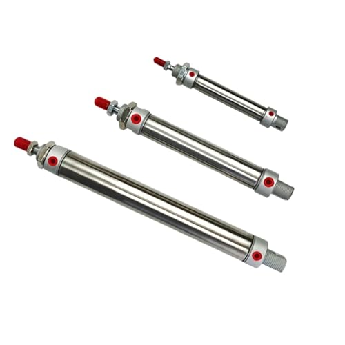 Mini vérin pneumatique double action MA32 piston acier inoxydable course 100mm - 3