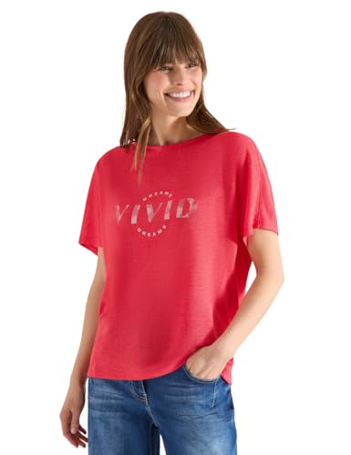 T-Shirt Femme Cecil 3227875 en Maille Premium Aspect Lin
