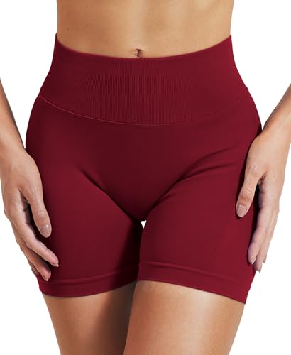Image of VOYJOY Women Workout Impact Shorts 2.5 inch / 3.6 inch / 4.5 inch / 6 inch Scrunch Butt Booty | Tummy Control, High Waisted, Bike Short, Gentle Compression, for Women
