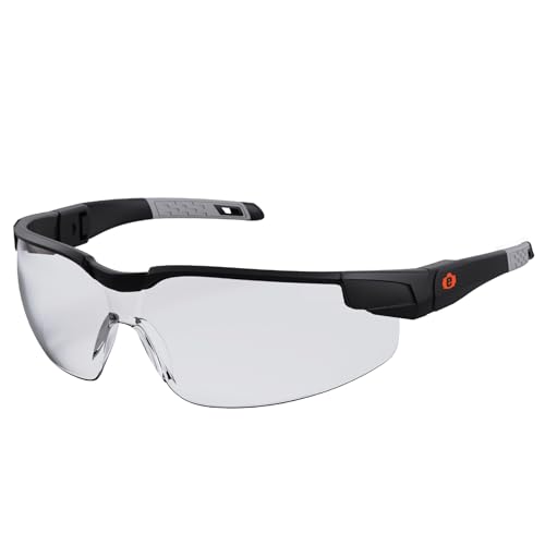 Image of Ergodyne Skullerz Dellenger Anti Scratch Safety Glasses with Adjustable Temples, Anti Fog, z87