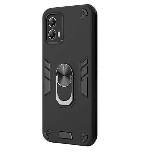 Image of amazon basics Basic Case for Motorola Moto G53 5G (Polycarbonate, Thermoplastic Polyurethane Black)