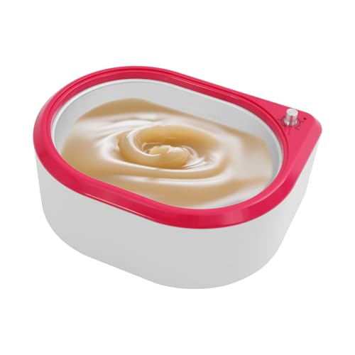 Baño de parafina de 2,4 l para manos y pies con control de temperatura 55 – 70 °C, terapia de baño de cera de parafina para manos y pies, calentamiento rápido de 265 W, incluye cepillo y rejilla para