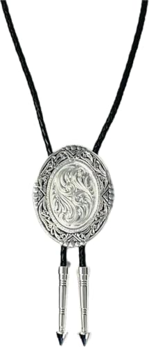 Montana Silversmiths Western Lifestyle Bolo Tie (Southwestern Ranchers Antiqued Silver)