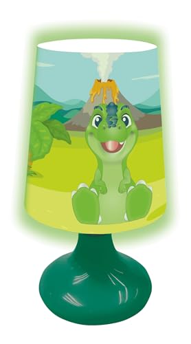 Lámpara de mesa infantil dinosaurio Lexibook verde miniatura 2