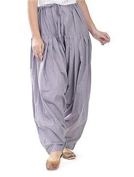 djs group Woman's Plain Cotton Salwar Free Size || Plain Patiala || SEMI Patiala Pants || Solid Cotton-picture-37