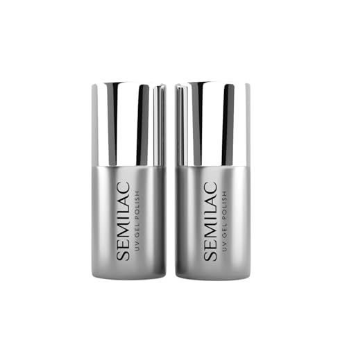 Semilac Basic Duo – Base para una perfecta adherencia & Top Coat con brillo para lámparas UV/LED