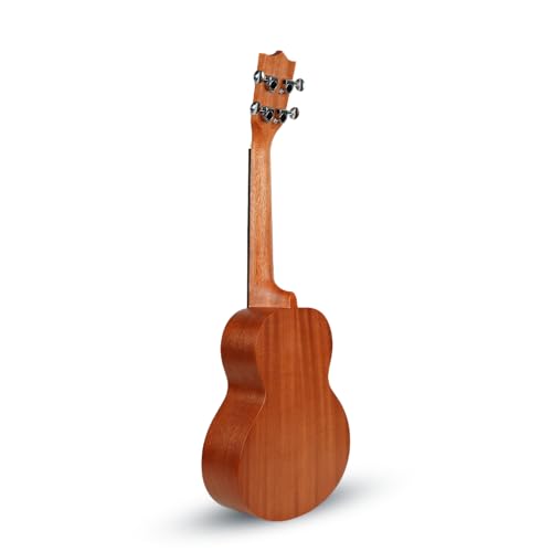 Image of Kadence UKC03B Concert 25 inch Big Belly Acoustic Ukulele for Enhanced Bass | Mahogany Wood | Comes with Bag | Includes Learning Course | Brown