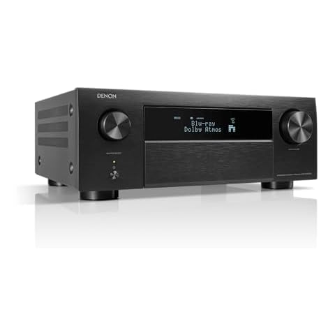 Denon AVR-X4800H 9.4-Ch Receiver - 8K UHD Home Theater AVR (125W X 9) Built-in Bluetooth, Wi-Fi & HEOS Multi-Room Streaming, Dolby Atmos, DTS:X Pro, IMAX Enhanced & Auro 3D Cover
