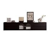 2. Grand espace de rangement : avec quatre tiroirs spacieux, ce meuble TV offre beaucoup d'espace for ranger et organiser vos affaires.