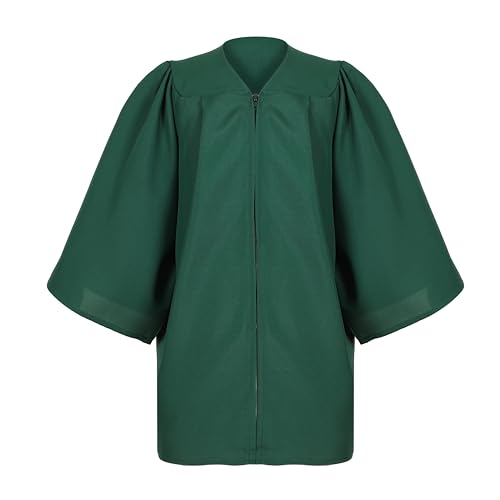 Image of Matte Kindergarten Preschool Graduation Gown and Cap Set with Year Tassel for Kids