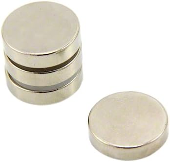 N42 Neodymium Magnet for Arts, Crafts, Model Making, DIY, Hobbies, Office and Home - 20mm Dia x 5mm Thick - 7.3kg Pull - Pack of 4
