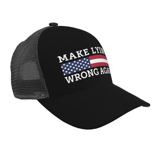 Make Lying Wrong Again Unisex Mesh Baseball Caps - Classic Adjustable Hat