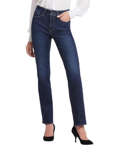 NYDJ Women's High-Rise Marilyn Straight in Riverbridge
