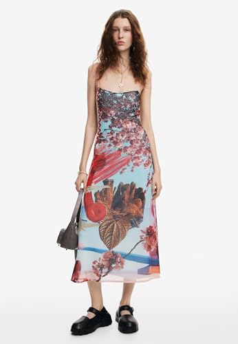 Desigual Women's Printed Midi Dress M. Christian Lacroix2