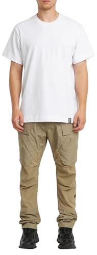 G-STAR Raw - Mens 3D Regular Tapered Cargo 3.0 5-Pocket Pants, Color Ensis Green, Size: 32W x 32L3