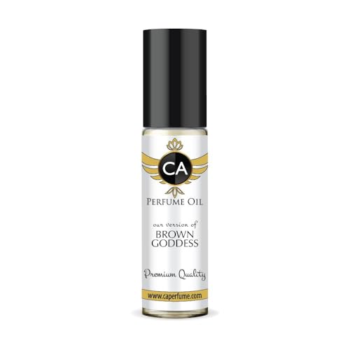 CA Perfume Impression of Brown Goddess for Women Fragrance Oil Amber Floral Scent Long Lasting Perfumes for Women Travel Size TSA Ready Mini Parfum Body Oil Roll-on 0.33 Fl Oz 10ml