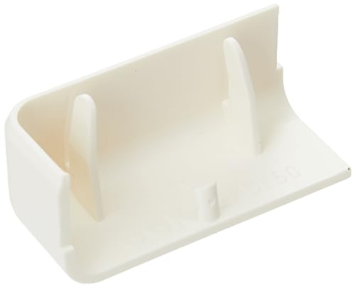 Habengut Endkappe Ausführung rechts für Sockelleiste 50 mm aus PVC, Farbe: Weiß | Inhalt: 1 Stück - für einen sauberen Abschluss