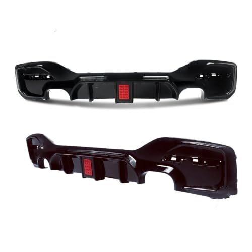 Parachoques trasero negro brillante estilo Maxton con acabado espejo de alta gama 2