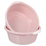 COLLBATH 2 Pièces Lot Bassines Plastique pour Maison et Salle de Bain Bassine Bain Pied e...