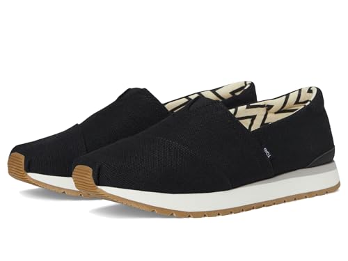 TOMS Resident Plus, Zapatillas Mujer, Lona Negra Heritage, 38 EU