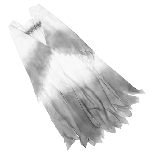 WRITWAA Disfraz de Novia Fantasma para Mujer Adulta en Halloween, Vestido Gótico Victoriano de Algodón Cómodo y Diseño Único para Fiestas y Cosplay