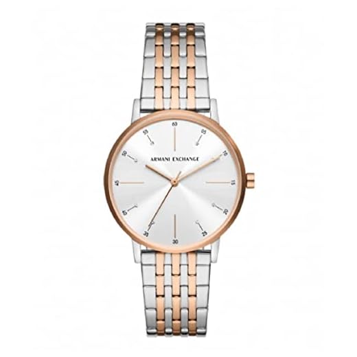 ARMANI EXCHANGE Reloj para mujer Quartz 3 Pointer con brazalete AX5580