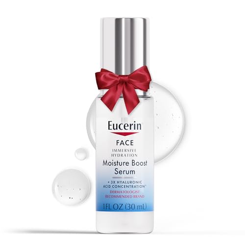 Eucerin Immersive Hydration Smoothing Face Serum, Ultra-Lightweight Hyaluronic Acid Serum