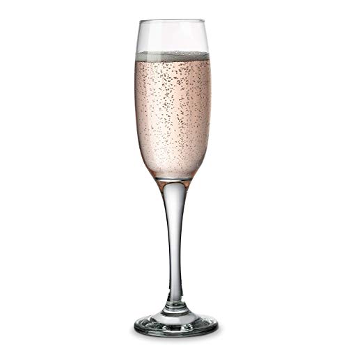 Kook Premium Clear Glass Champagne Flutes, Thin Stem, 7 Ounce, Classic Champagne Glasses Pack Of 8 #TOP1