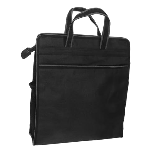 Sewroro 手提ファイルバッグ 多仕切り付き書類整理オーガナイザー 持ち運び便利なビジネスブリーフケース 男女兼用オフィスフォルダ収納バ