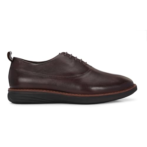Image of Legwork Crossover Oxfords 2.0 - Italian Leather Hybrid Dress Shoes with Extralight Rubber Outsole | Ultra-Lightweight & Comfortable Oxford Wingtip | All Elegance