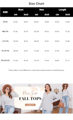 Womens Tunic Sweaters V Neck Long Sleeve Shirts Casual Fall Tops Lightweight Fashion Clothes 20252