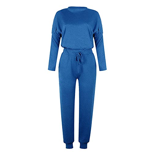 Loose Sweatsuits For Women Set 2 Piece Outfit Long Sleeve Crewneck Pullover Tops And Long Pants Tracksuit Loungewear #TOP3
