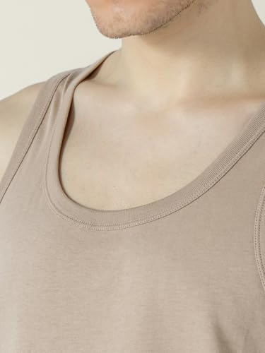 Image of DAMENSCH Neo-Cotton Round Neck Vest for Man, Anti-Bacterial, Shape Retaining Vest, 100% Cotton Banyan for Men, Buttery Soft Inner Baniyan