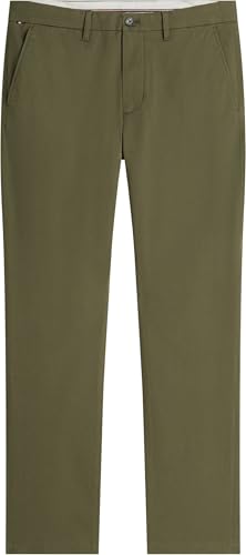 Tommy Hilfiger Herren Chino Hose Denton Printed Structure Straight Fit, Grün (Dark Artichoke), 40W/34L – Ansicht 6