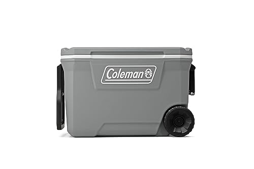Caixa Térmica com Rodas 62QT 59L Silver Coleman