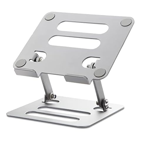 SCHITEC Tablet Stand, Double Lever Adjustable Table Door, Foldable Aluminium Phone Compatible with iPhone 14 Pro Max and iPad Pro 12.9 Pad Air 2022 Pad Mini Galaxy Tab S22 MediaPad Cover