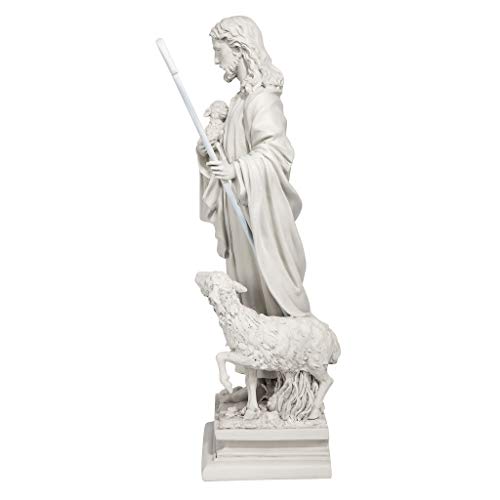 Design Toscano Jesus, The Good Shepherd Garden Statue: Large