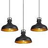 ALAISLYC Black Farmhouse Pendant Lights Matte Pendant Lighting for Kitchen Island Industrial Adjustable Height Vintage Dome Hanging Light Fixtures for Barn, Dining Room 3 Pack ALAISLYC Black Farmhouse Pendant Lights Matte Pendant Lighting for Kitchen Island Industrial Adjustable Height Vintage Dome Hanging Light Fixtures for Barn, Dining Room 3 Pack