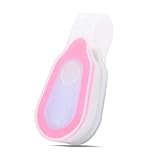 【Portátil y visibilidad】- La linterna clip para correr está hecha de silicona, que es portátil y flexible, visibilidad y seguridad