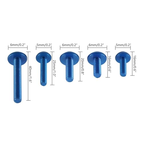 Motorcycle Nut Bolt Parts For Bajaj For Pulsar 200 For NS For Pulsar200 RS/200 AS 200 177 PCS Motorcycle Fairing Screws(Size:Black)