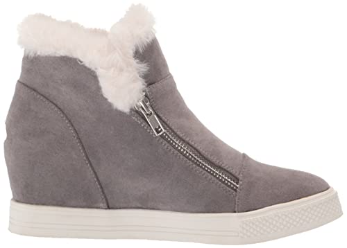 Steve Madden Steve Madden Women's Wedgie-F, Grey Suede, 7.5